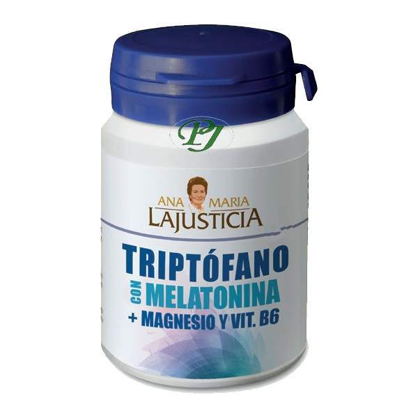 Triptofano + Melatonina + Magnesio 60 Comprimidos - Ana Maria Lajusticia