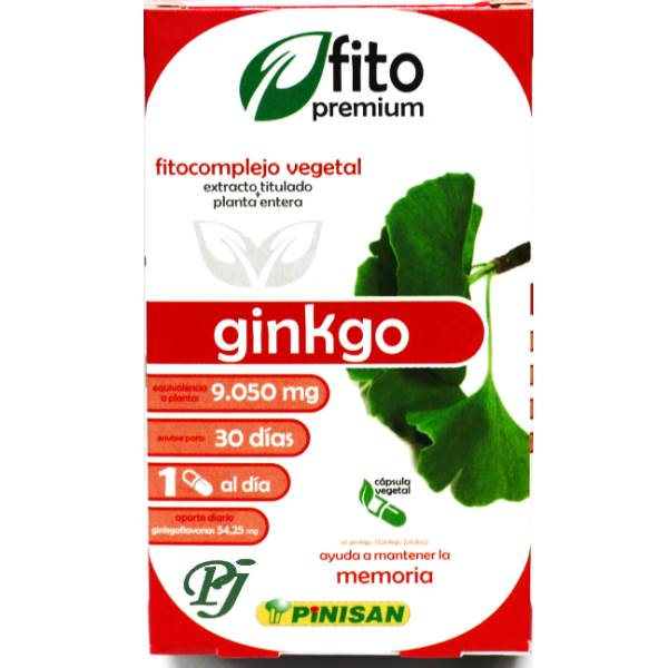 Fito Premium Ginkgo 30 Cápsulas - Pinisan