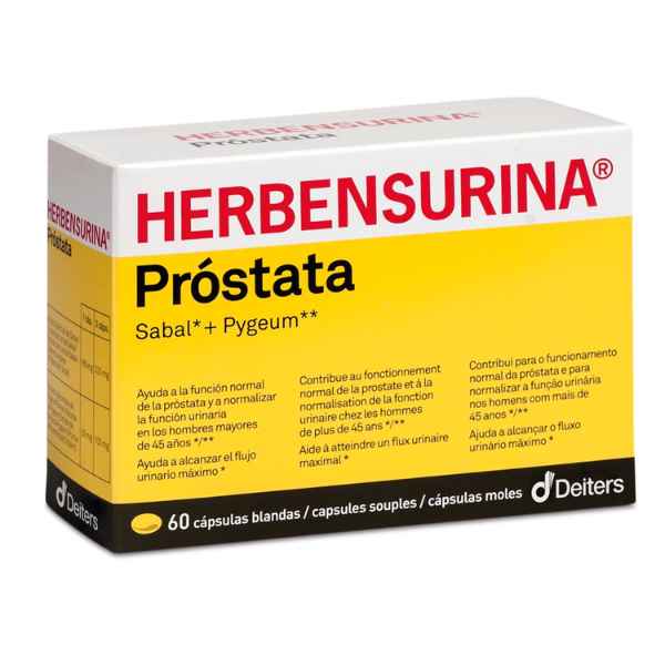 Herbensurina Prostata 60 Capsulas - Deiters