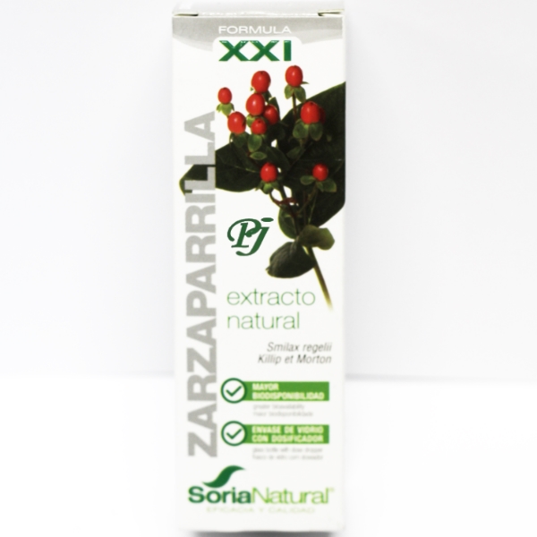 Extracto Zarzaparrilla 50Ml Formula Xxi - Soria Natural