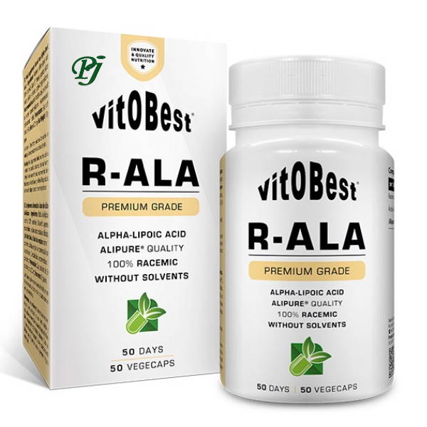 R-Ala 50 Cápsulas Veganas 125 Mg. - VitoBest