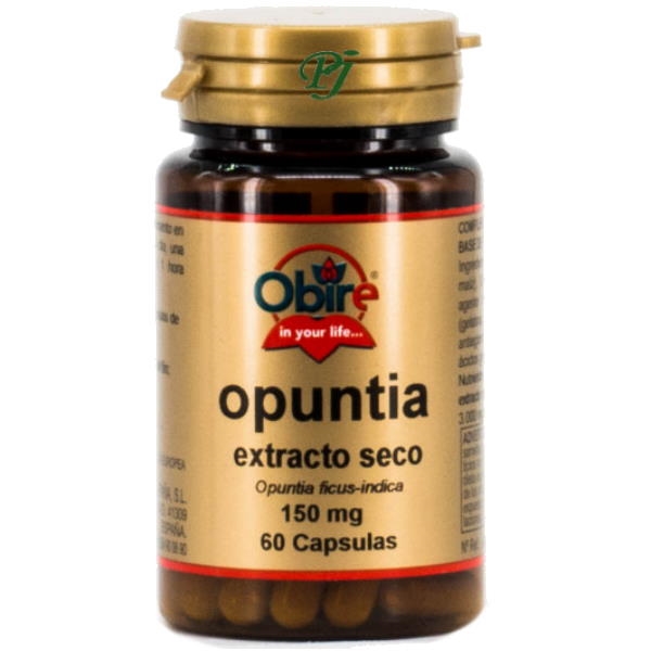 Opuntia Extracto Seco 60 Capsulas 150Mg - Obire