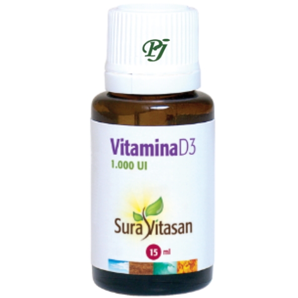 Vitamina D3 1000 U.I. 15Ml - Suravitasan