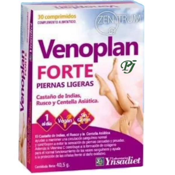 Venoplan Forte 30 Comprimidos Zentrum - Ynsadiet