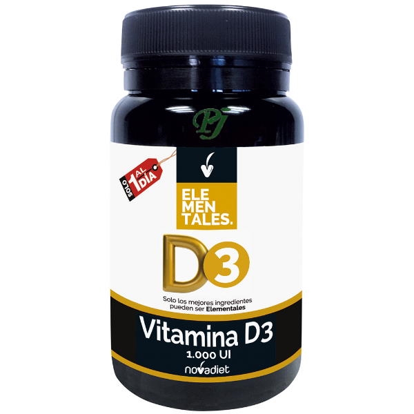 Vitamina D3 1 Al Dia 120 Comprimidos 1000Ui - Novadiet