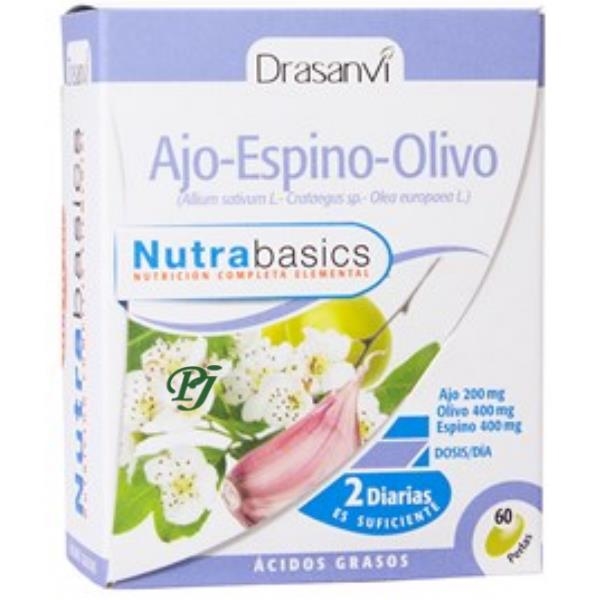 Ajo Espino Olivo 500Mg 60 Perlas - Drasanvi