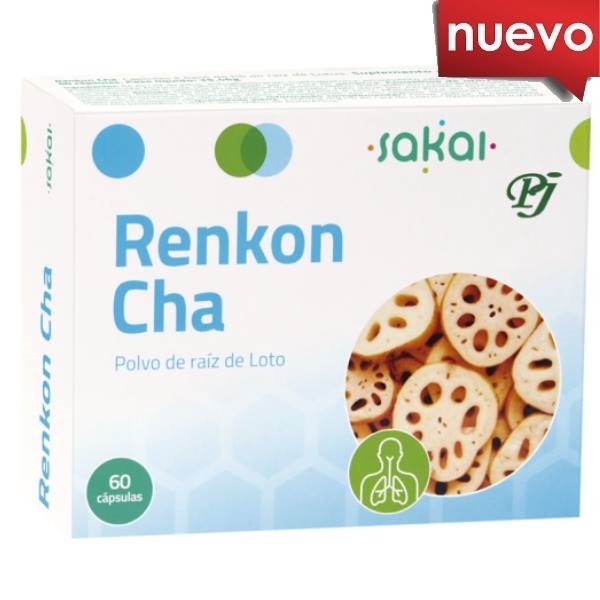 Renkon Cha (Raiz Loto) 60 Capsulas - Sakai