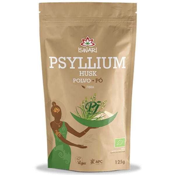 Psyllium Husk Polvo 125 Gr. - Iswari