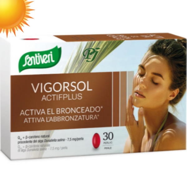 Vigorsol Activa Bronceado 30 Capsulas - Santiveri