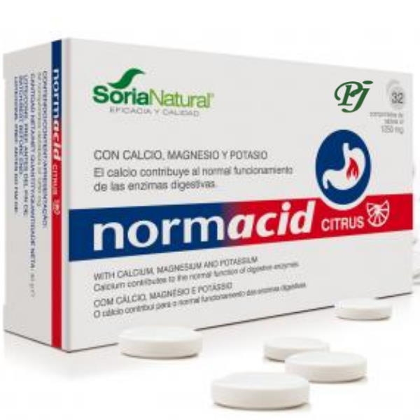 Normacid Citrus 32 Comprimidos - Soria Natural