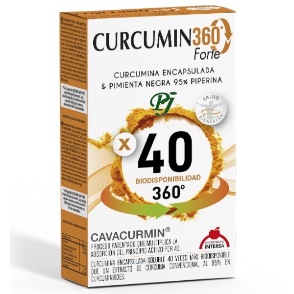 Curcumin 360 Forte 60 Cápsulas - Dietéticos Intersa