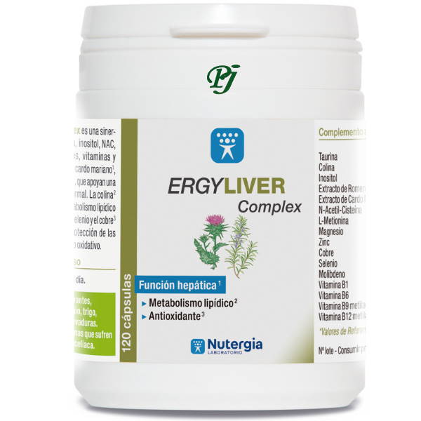 Ergyliver Complex 120 Capsulas - Nutergia