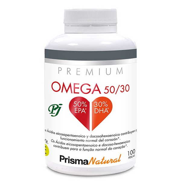 Omega Premium 50/30 100 Perlas - Prisma Natural