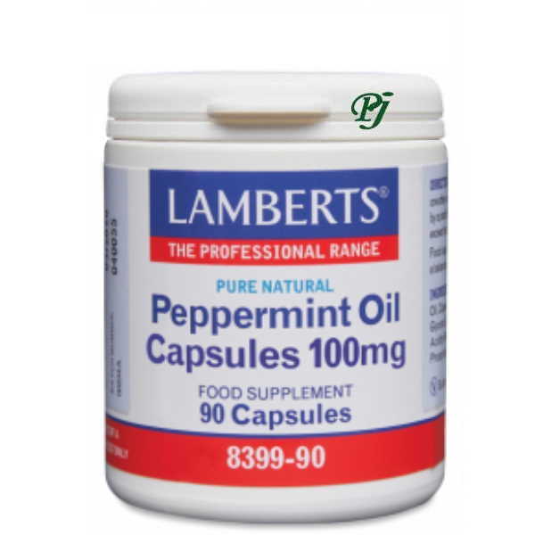 Aceite De Menta (Peppermint) 90 Cápsulas 100Mg - Lamberts