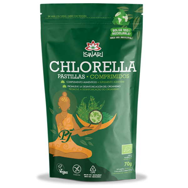 Chlorella 140 Comprimidos 70 Gr. - Iswari