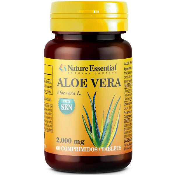 Aloe Vera Con Sen 60 Comprimidos 2000Mg - Nature Essential