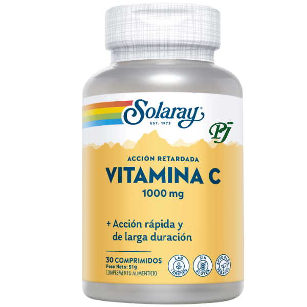 Vitamina C 1000 Mg. 30 Comprimidos - Solaray