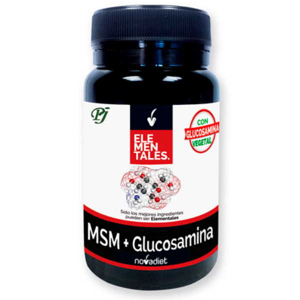 Msm+Glucosamina 30 Cápsulas Elementales - Novadiet