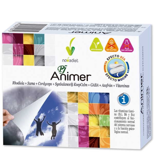 Animer 60 Capsulas Vegetales - Novadiet