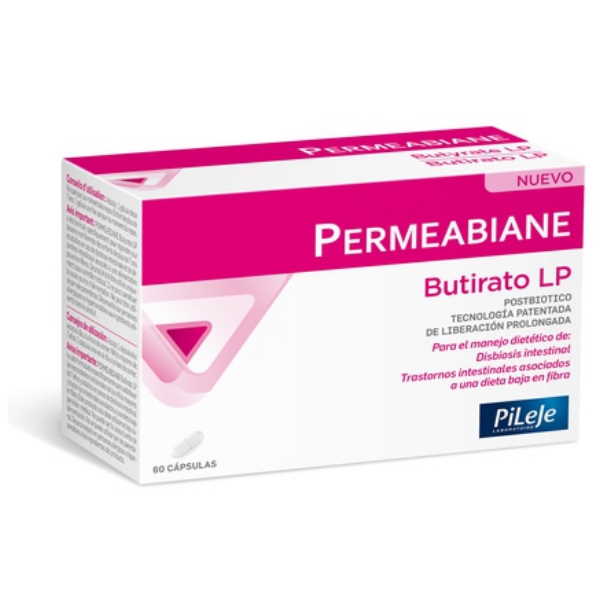 Permeabiane Butirato Lp 60 Capsulas - Pileje