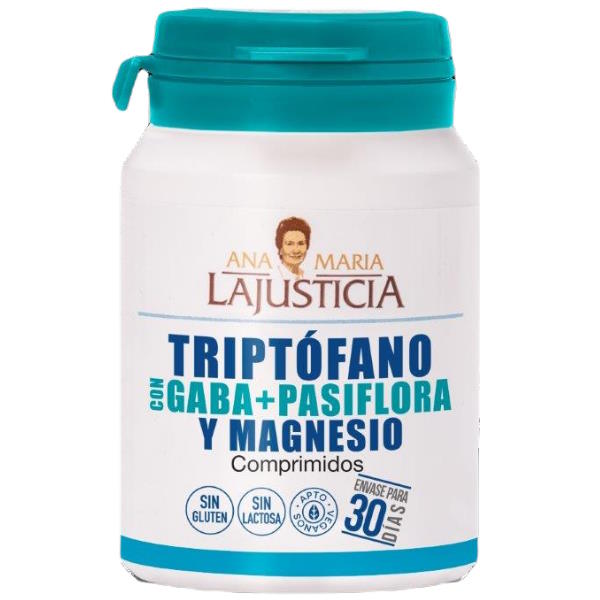 Triptofano Gaba Pasiflora Y Magnesio 60 Comprimidos - Ana Maria Lajusticia