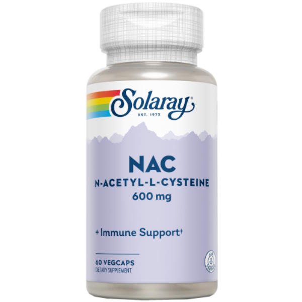 Super Nac 60 Cápsulas 600 Mg. - Solaray