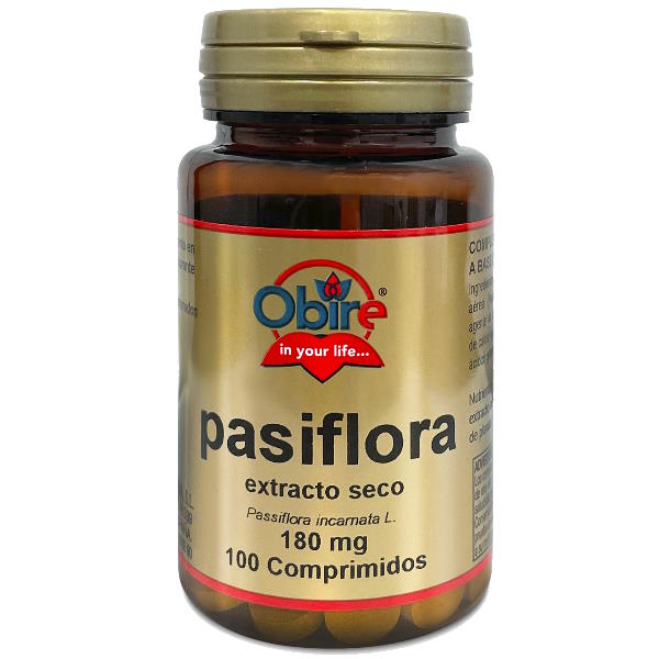 Pasiflora 180Mg 100 Comprimidos - Obire