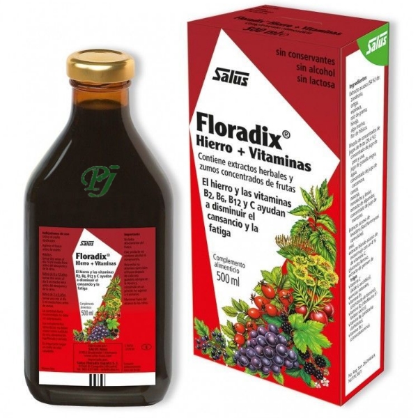 Jarabe Floradix 500 Ml. - Salus