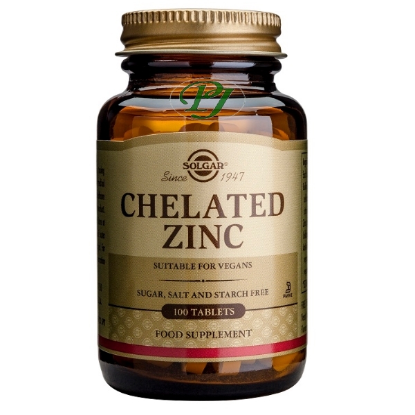 Zinc Quelado 100 Comprimidos - Solgar