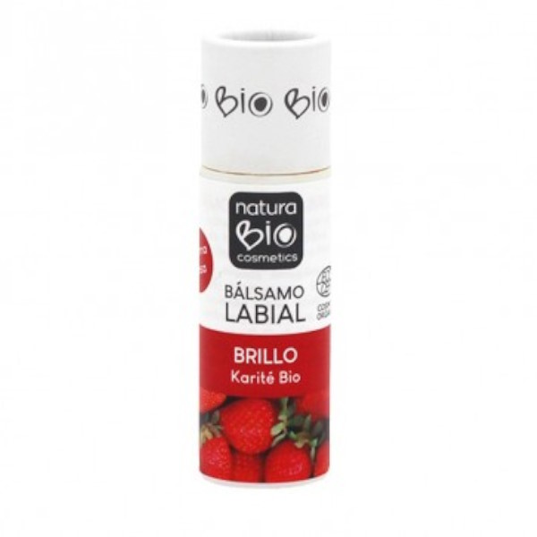 Bálsamo Labial Brillo Karite Fresa Bio - NaturaBio