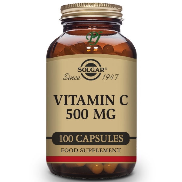 Vitamina C 500Mg 100 Capsulas - Solgar