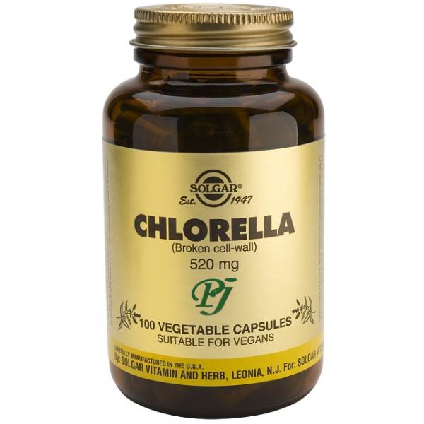Clorella 520Mg 100 Capsulas - Solgar