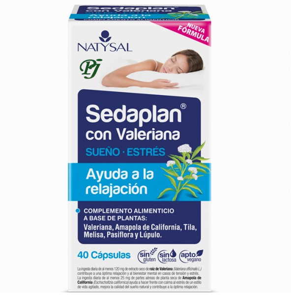 Sedaplan Con Valeriana 40 Cápsulas - Natysal