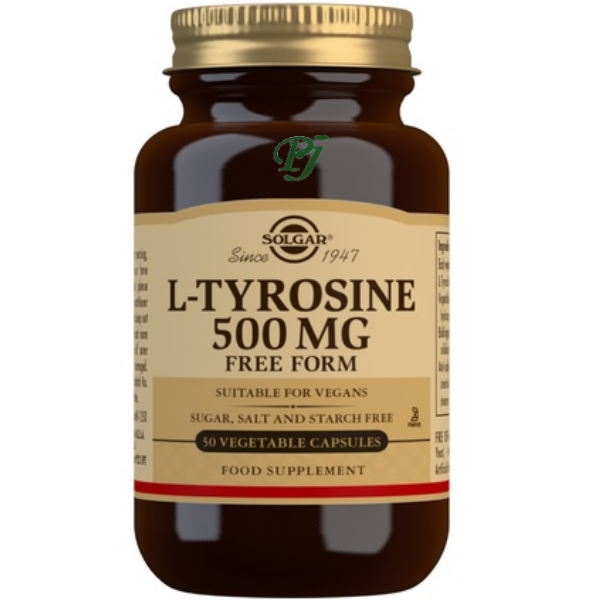L-Tirosina 500Mg 50 Capsulas - Solgar