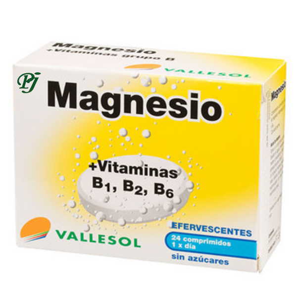 Magnesio Efervescente 24 Comprimidos - Vallesol