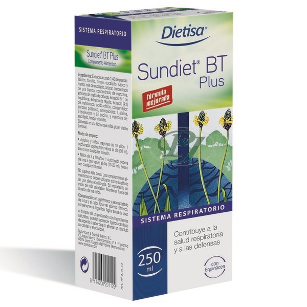 Jarabe Sundiet Bt Plus Llanten Equinacea 250 Ml. - Dielisa