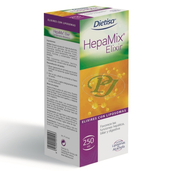 Jarabe Hepamix 250 Ml. Hepatico - Dielisa