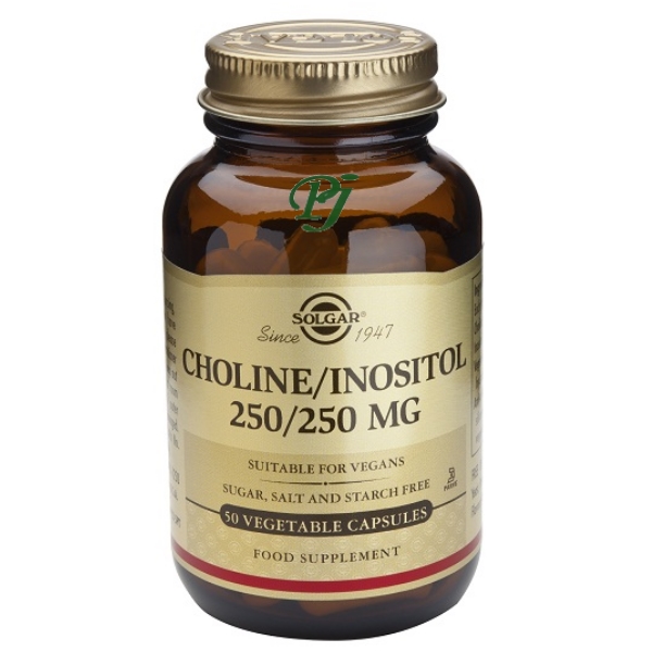 Colina Inositol 250Mg 50 Capsulas - Solgar