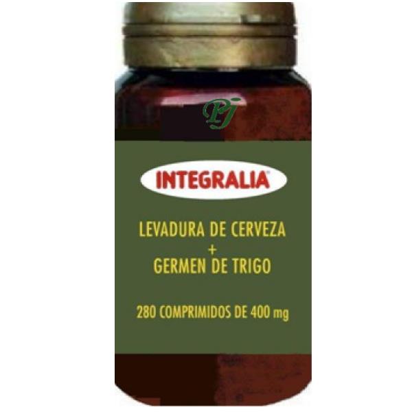 Levadura De Cerveza +Germen De Trigo 280 Comprimidos 400Mg - Integralia