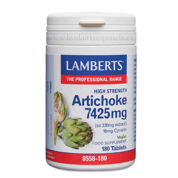 Alcachofa 7425Mg 180 Tabletas - Lamberts