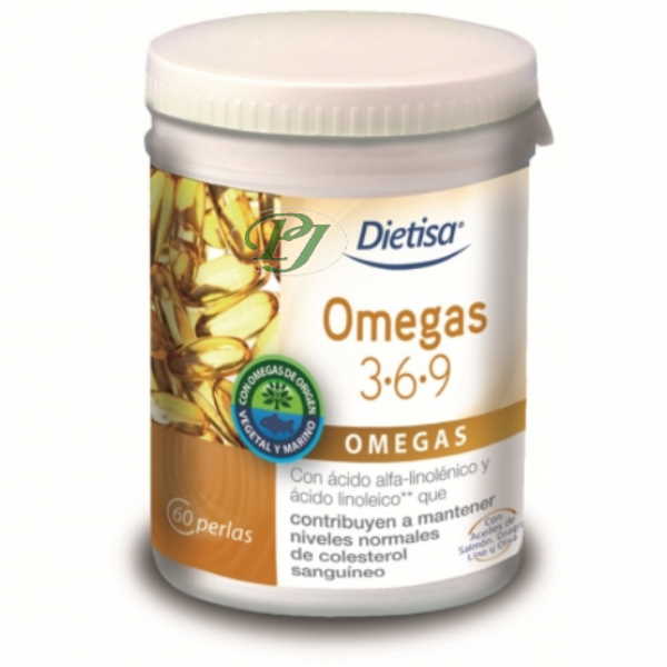 Omegas 3-6-9 60 Perlas 1 Gr. - Dielisa