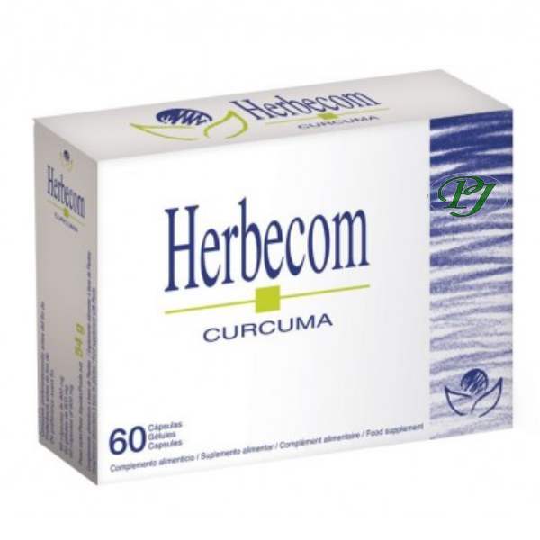 Herbecom Curcuma 60 Capsulas 500Mg - Bioserum