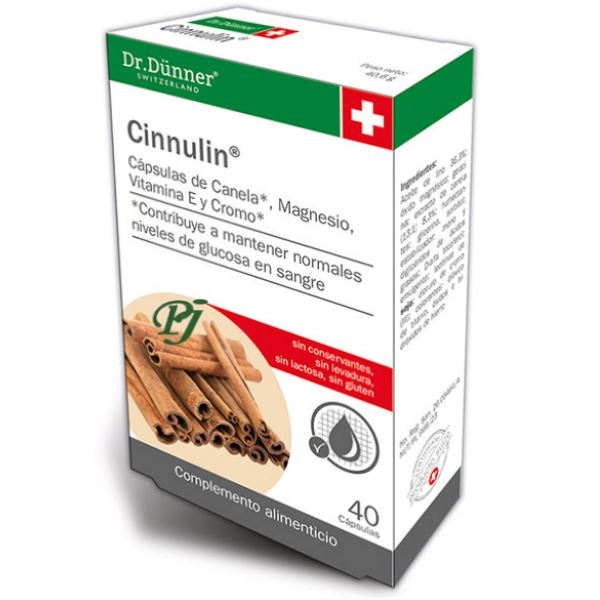 Canela Cinnulin 40 Cápsulas - Dr. Dunner
