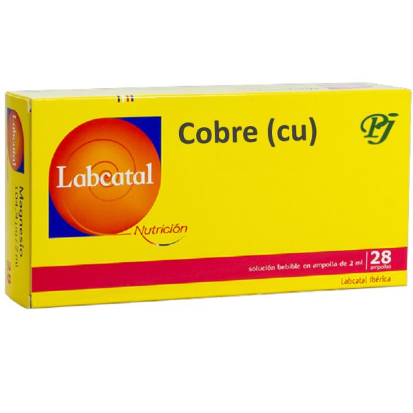 Labcatal 04 Cobre (Cu) Ampollas 28X2Ml