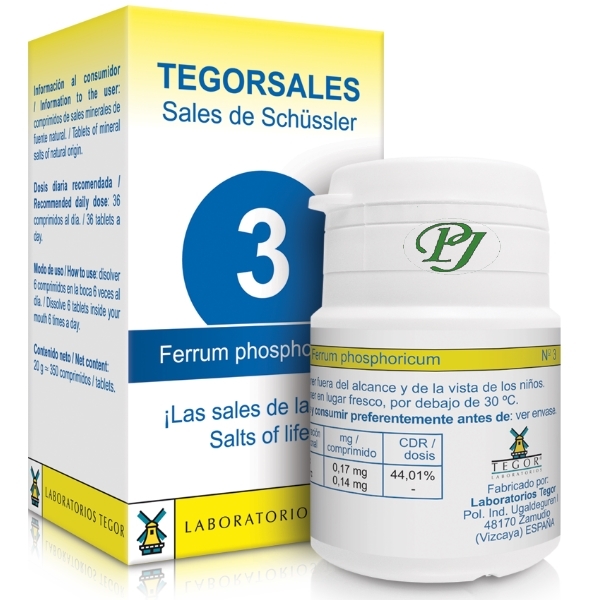 Biosal Nº03 Fosfato De Hierro Fiebre - Tegor