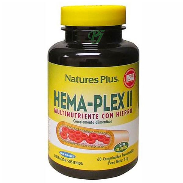 Hema-Plex Ii 60 Comprimidos - Natures Plus