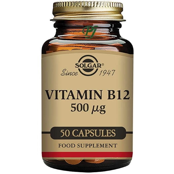 Vitamina B12 500Mg 50 Capsulas - Solgar