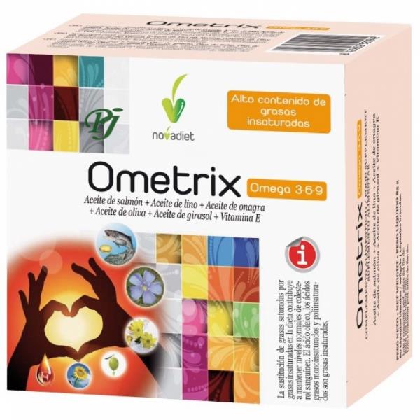 Ometrix 60 Capsulas Omega 3-6-9 - Novadiet