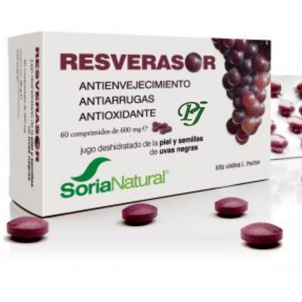 Resverasor 60 Comprimidos 600Mg - Soria Natural