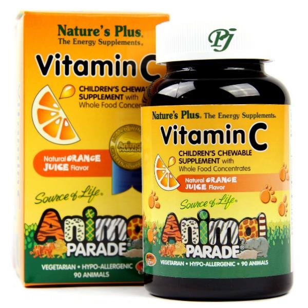Animal Parade Vitamin C 90 Comprimidos Nja - Natures Plus
